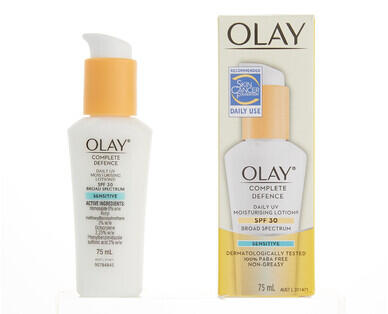 Olay Complete UV Protection Moisture Lotion SPF15 150ml or Olay Complete Defence SPF30 75ml