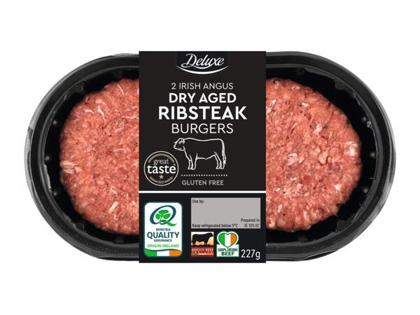 Dry Aged Irish Angus Ribsteak Burgers