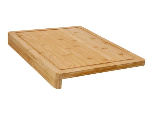 Silvercrest Bamboo Chopping Board With Counter Edge