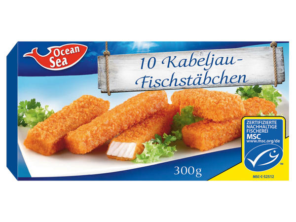 OCEAN SEA Kabeljau-Fischstäbchen