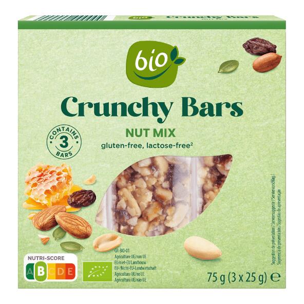 TRADER JOE'S BIO(R) 	 				Bioriegel mit Nüssen, 3 St.