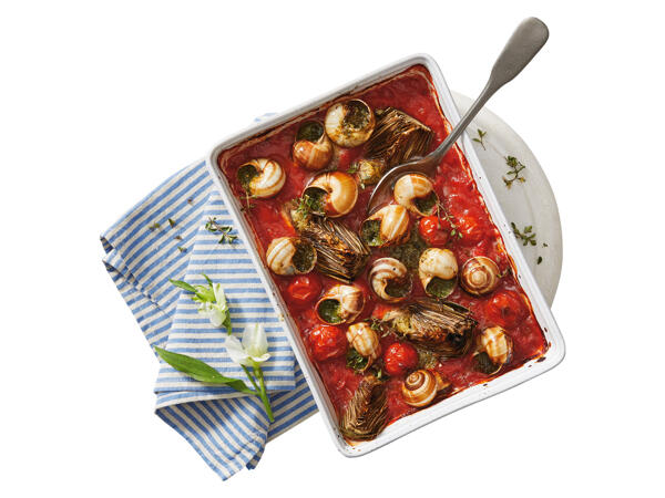 Pre-cooked Flavoured Snails