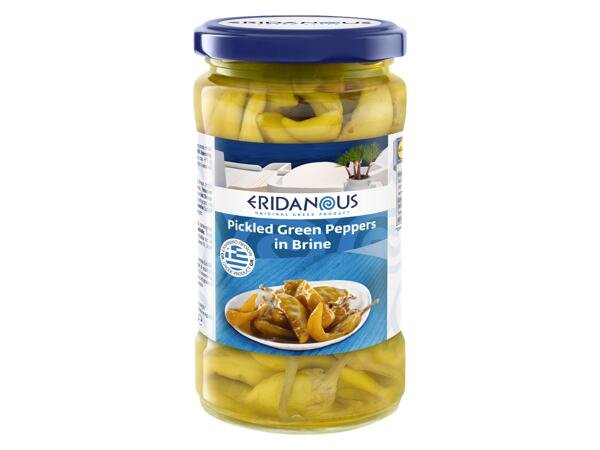 Green Peppers in Brine