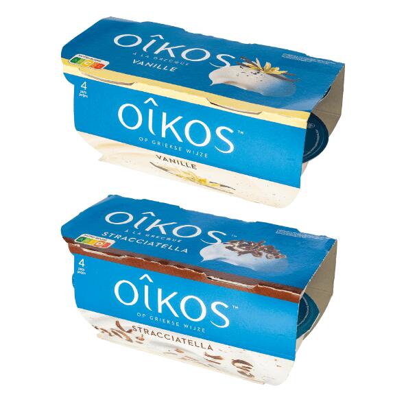 OIKOS(R) 				Oikos-yoghurt vanille of stracciatella