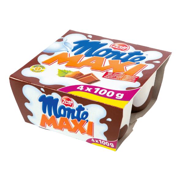Dessert lacté Monte Maxi, 4 pcs