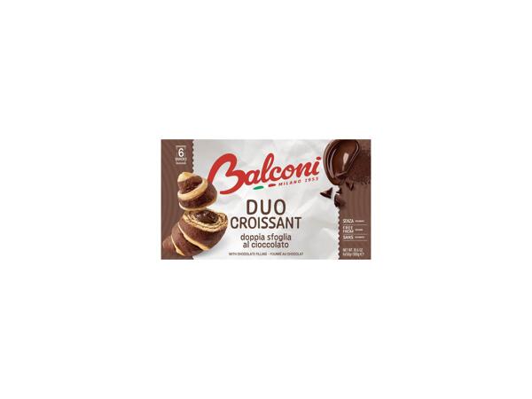 Croissant duo chocolate
