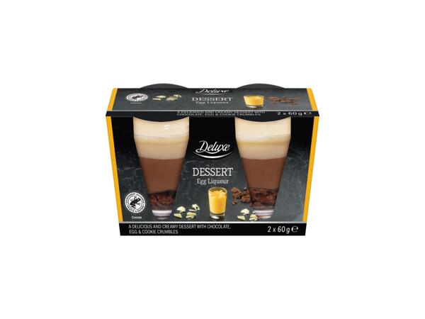 Dessert med ägglikör
