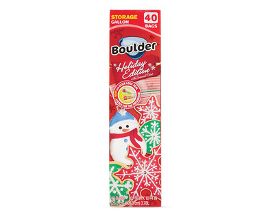 Boulder Holiday Gallon Storage Bags