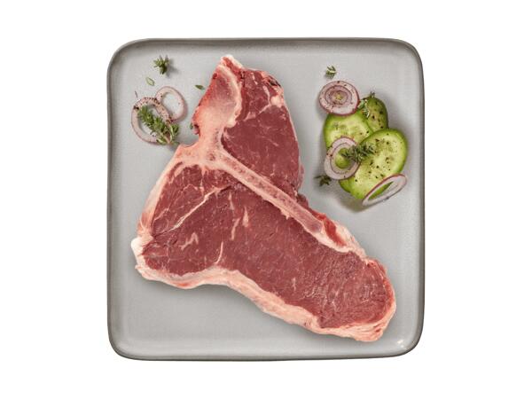 Frisches T-Bone Steak vom Rind