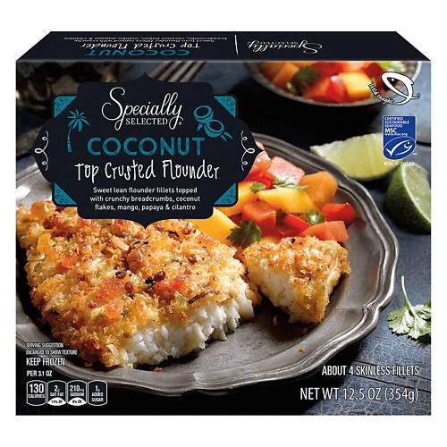 Coconut Top Crusted Flounder, 12.5 oz