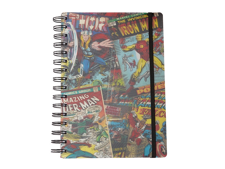 3D Spiral-Bound Notebook