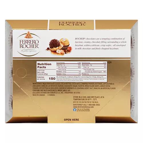 Valentine's Day Fine Hazelnut Chocolates, 5.3 oz