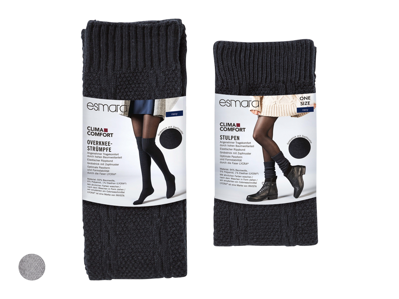 Chaussettes montantes/ jambières pour femme1