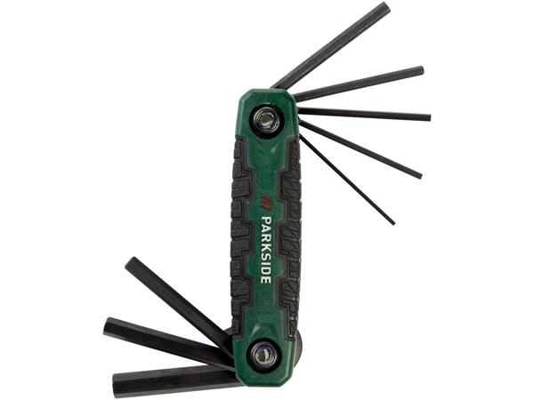 Key set, 8 pieces or screwdriver and socket set, 12 pieces