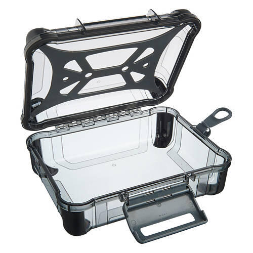 Large Watertight Case with Gear Divider, Grey
