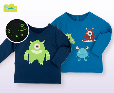 IMPIDIMPI Kleinkinder-Langarmshirt, Doppelpkg.