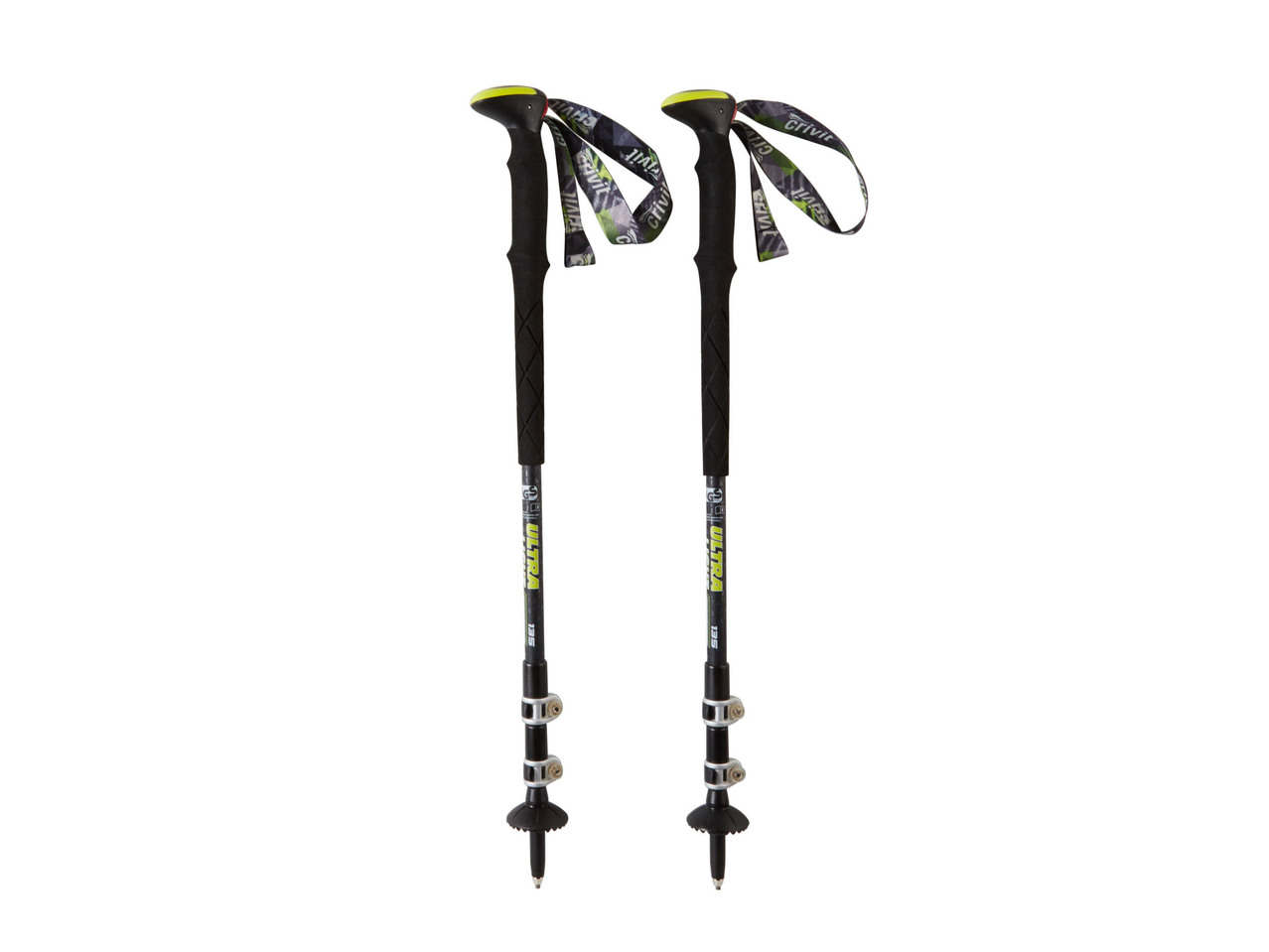 Extendable Hiking Sticks, 2 pieces