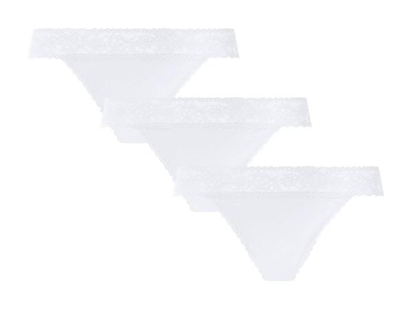 Ladies' Ribbed Bralette / Thongs