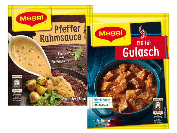 Maggi Fix oder Gourmet Sauce