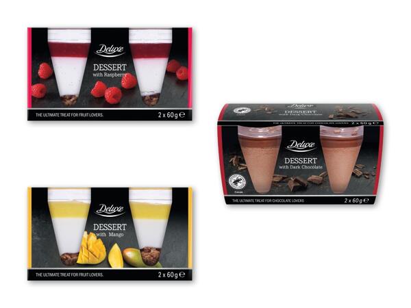 DELUXE Dessert i glas