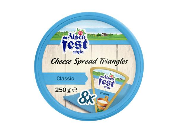 Cheese Spread Triangles