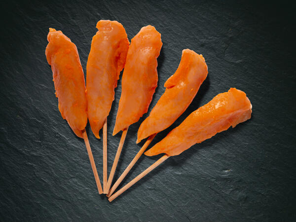 Brochettes de mini filets de poulet