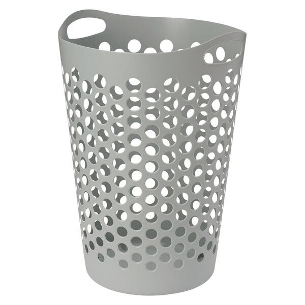 Easy Home Gray Laundry Basket
