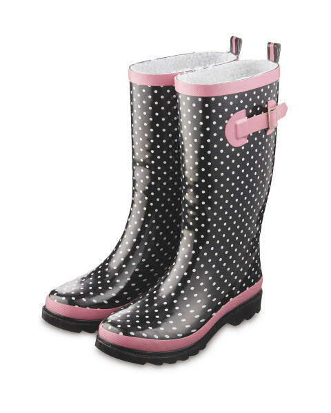 Avenue Adult's Polka Dot Wellies