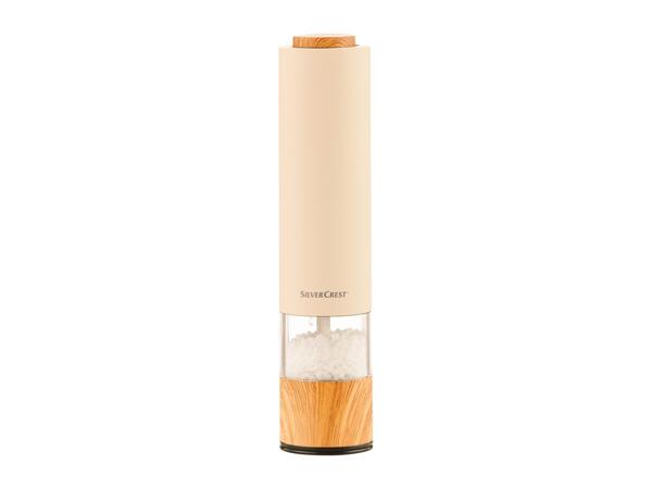 Silvercrest Kitchen Tools Electric Salt or Pepper Mill - Beige