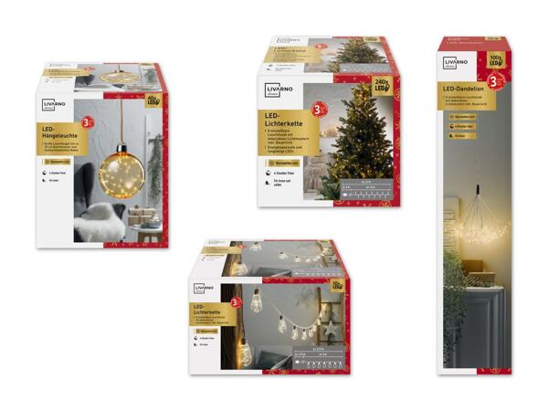 LED-Lichterkette, -Dandelion oder -Hängeleuchte