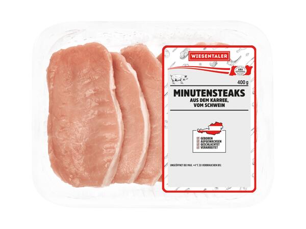 Frische Minutensteaks