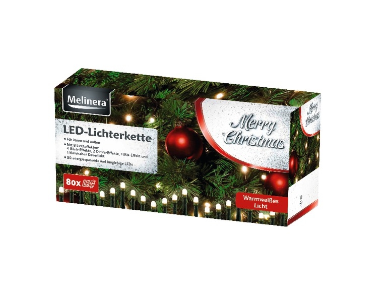 LED Fairy Lights, 80 LEDs