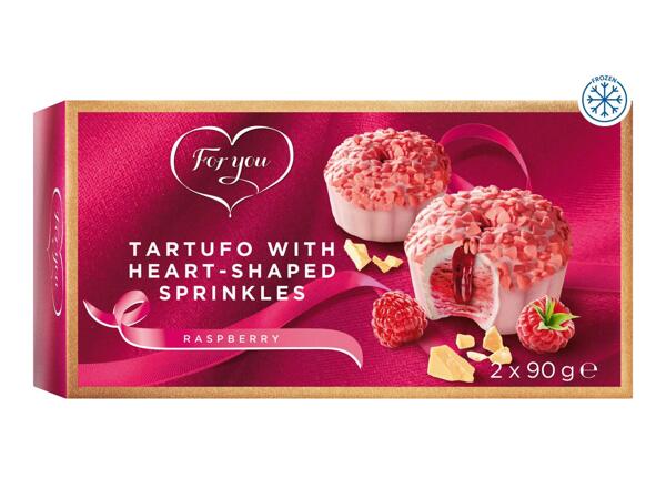 For You Tartufo With Heart Shaped Sprinkles