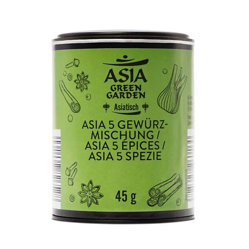 ASIA GREEN GARDEN Asian Spice Mixes, 5 Gewürze