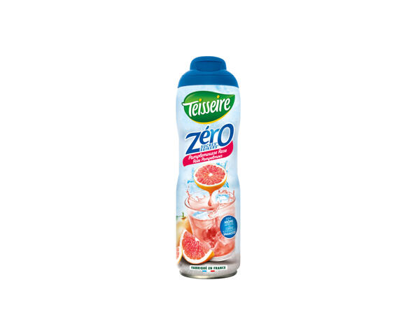 Sirop Zéro sucres