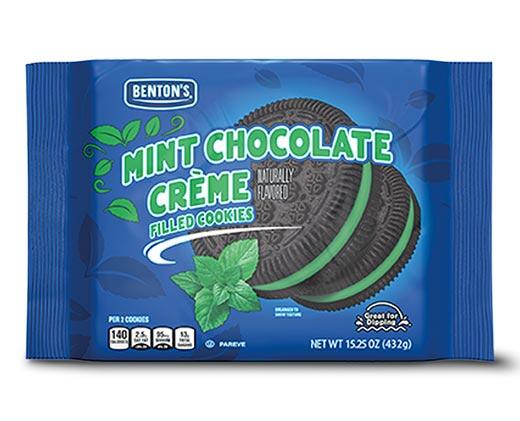 Benton's 
 Mint Chocolate Sandwich Cremes