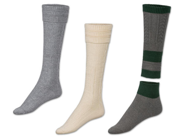Herren Trachtenstutzen oder -socken mit Loferl