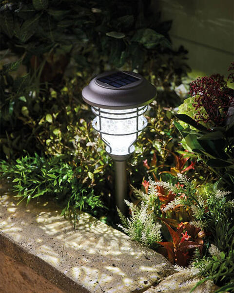 Solar Crackle Stake Light