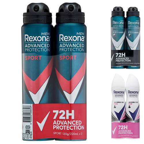 Advanced Protection Antiperspirant 72 Hour 2 Pack 127g/130g