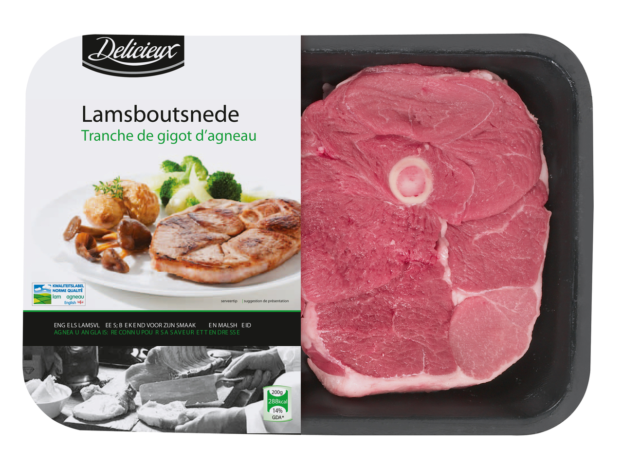 Lamsboutsneden