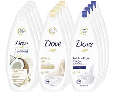DOVE(R) DUSCHCRÈME "PFLEGEGEHEIMNISSE"