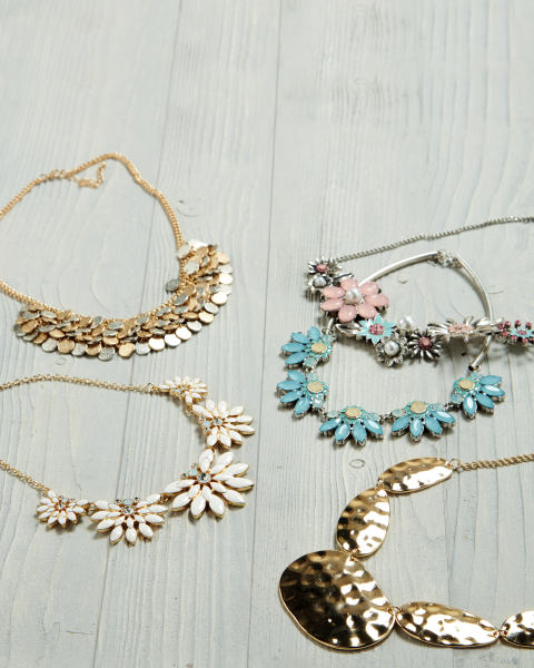 Enamel Flower Necklace
