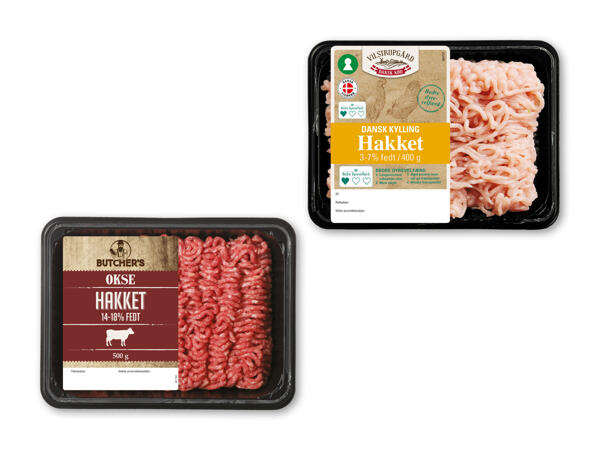 Hakket oksekød