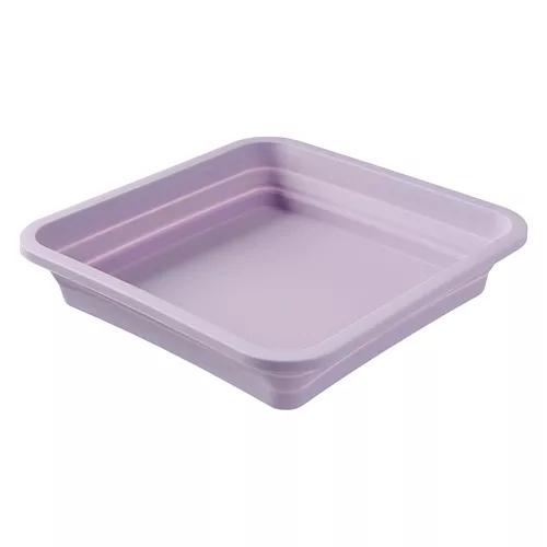 Reinforced Silicone Bakeware - Square Pan, Purple