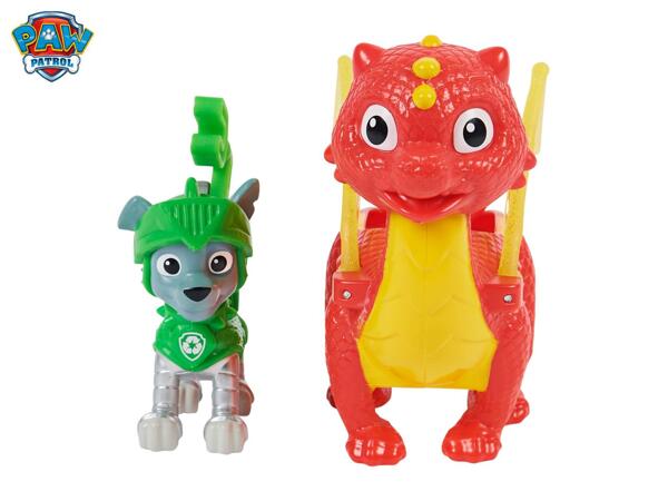 Paw Patrol Rescue Knights Play Set - Rocky and Dragon Flame