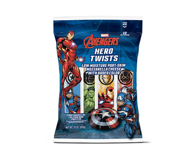 Marvel Avengers Hero Twists String Cheese
