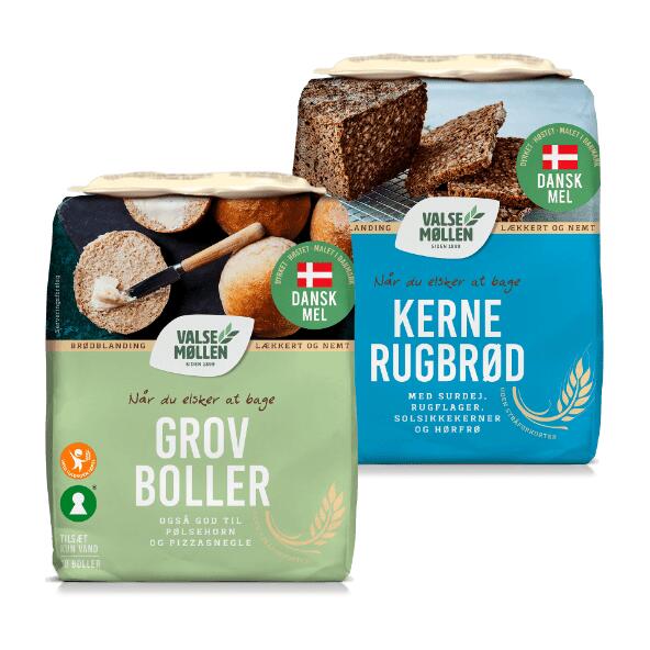 Grovboller eller kernerugbrød