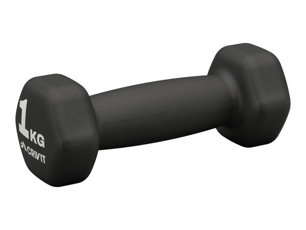 Crivit Dumbbell Set 1kg/2kg - Set of 2