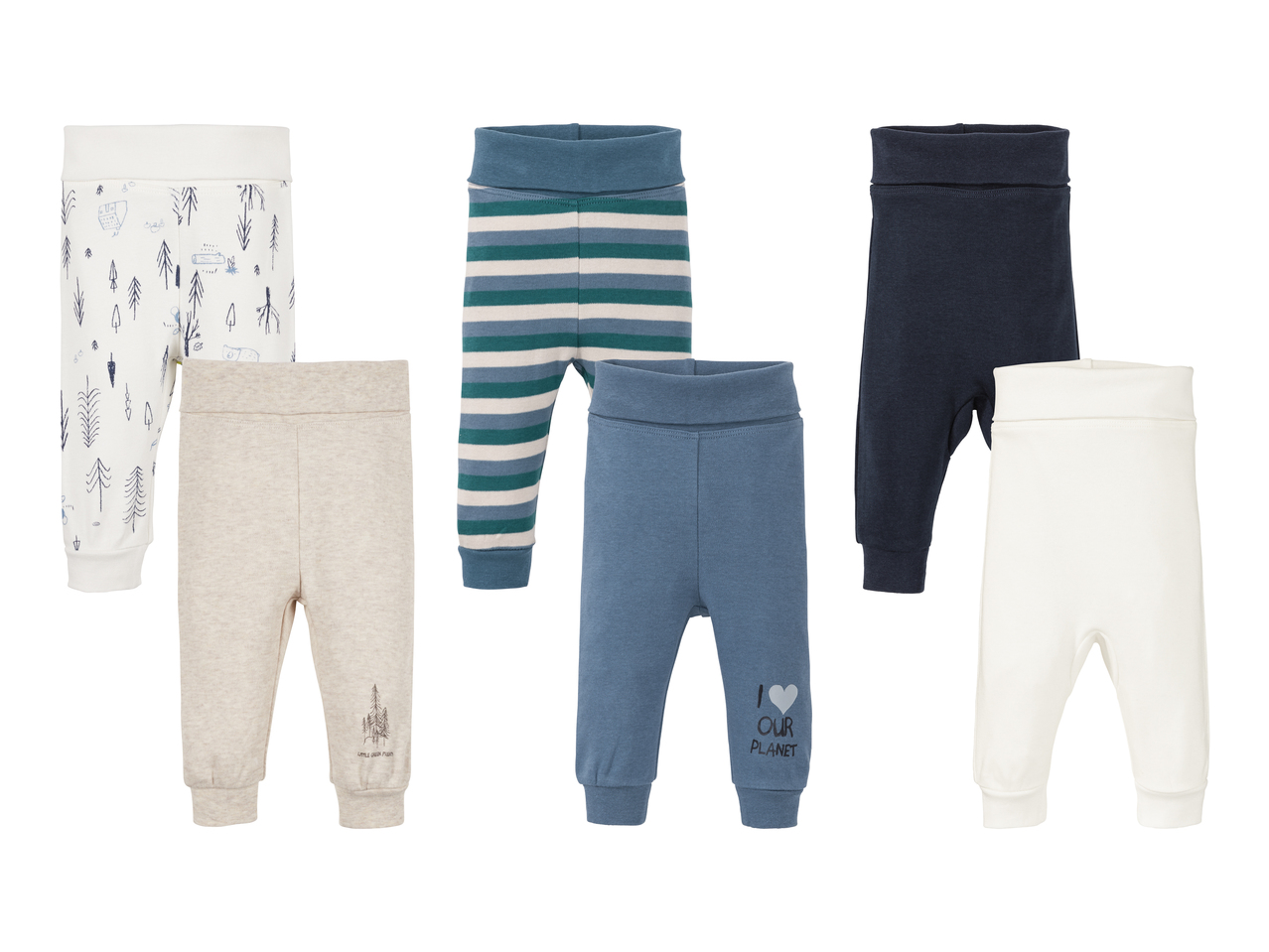 Pantalon molletonné pour bébé, lot de 21