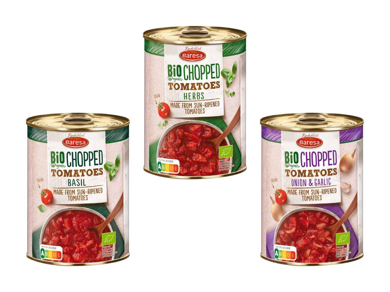 Tomates hachées bio assaisonnées